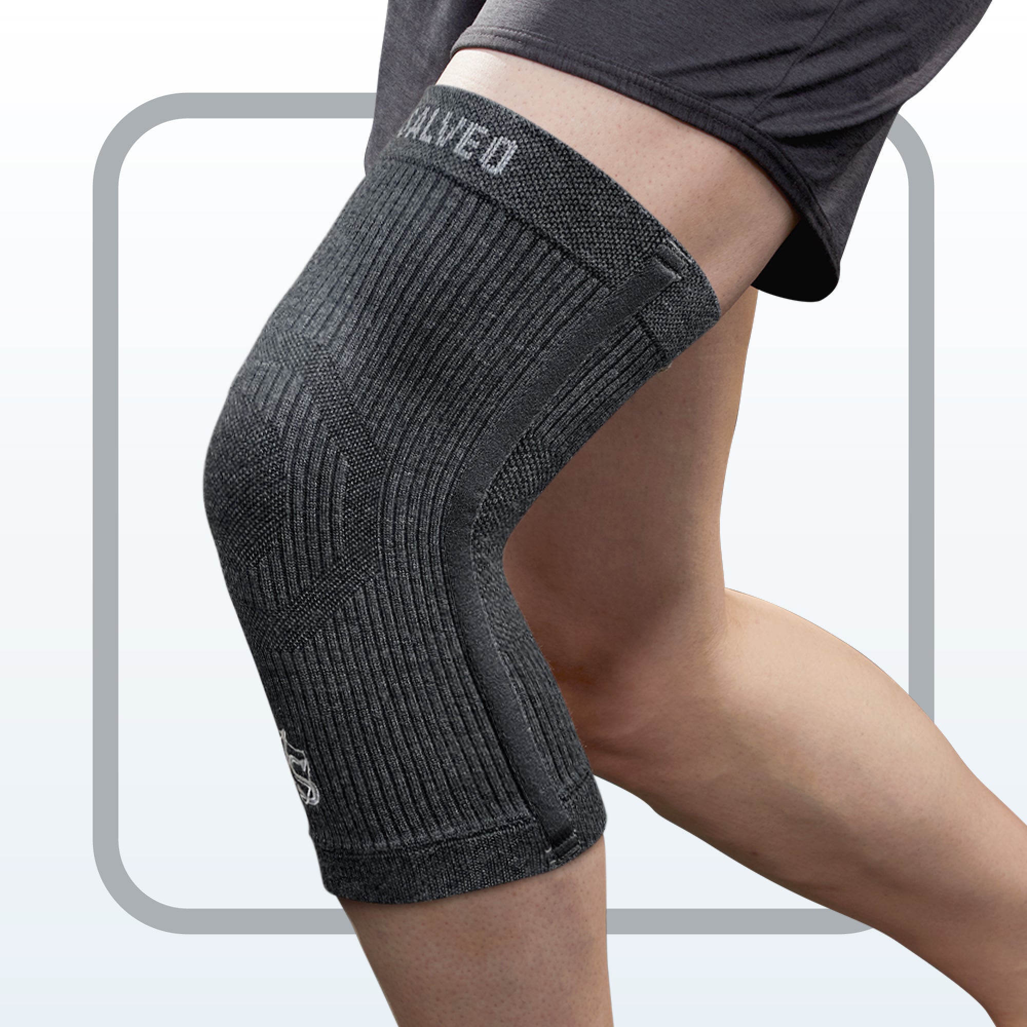 3D Knit Knee Sleeve/Brace S-SUPPORT (Pair) - Vital Salveo