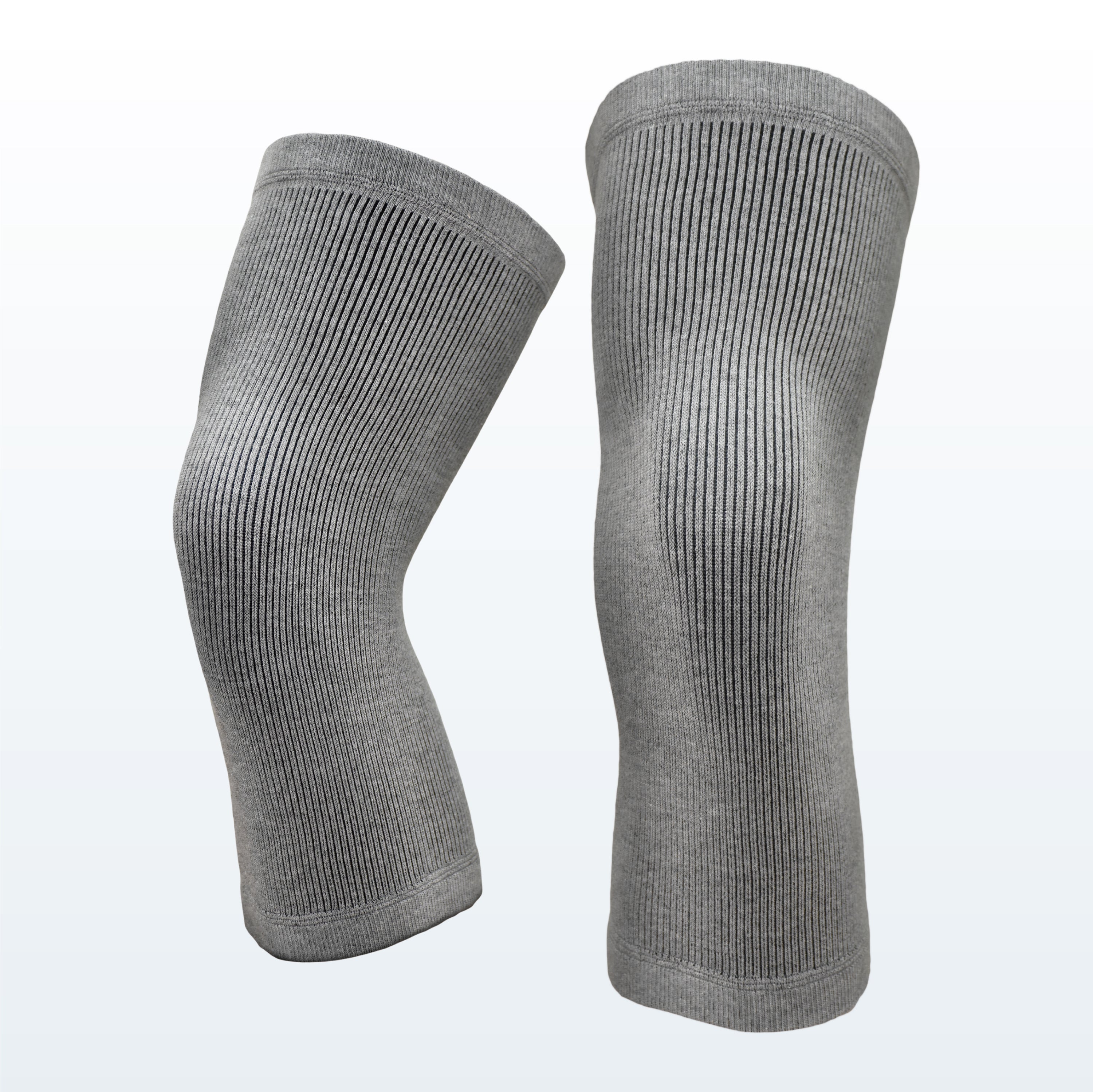3D Knit Charcoal Knee Sleeves (Pair) - Vital Salveo