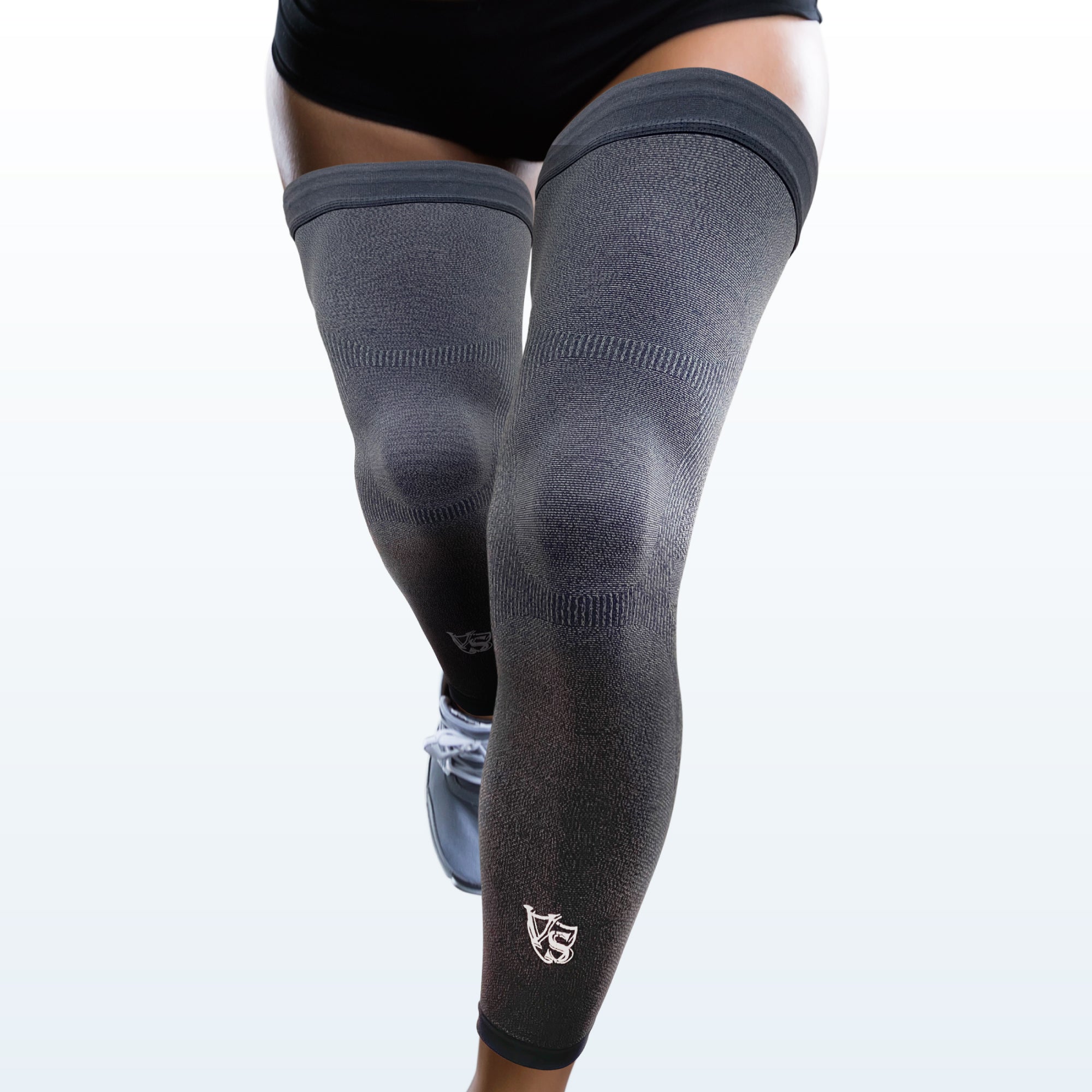 Recovery Compression Full Leg Sleeve 1 PC (Dark Grey)