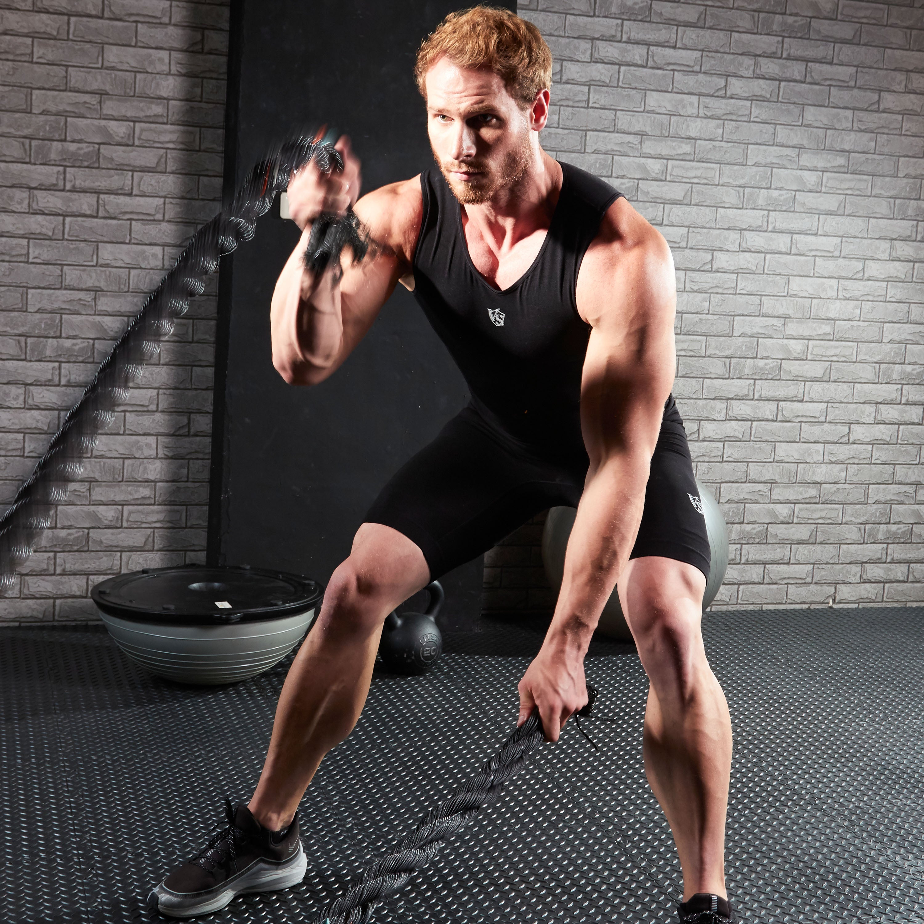 Accessories-Men Recovery Compression Seamless Tank Top - Vital Salveo