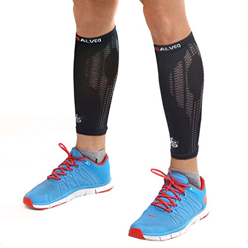 Brace-Compression Calf/Shin Sleeves / Black (2PCS) - Vital Salveo
