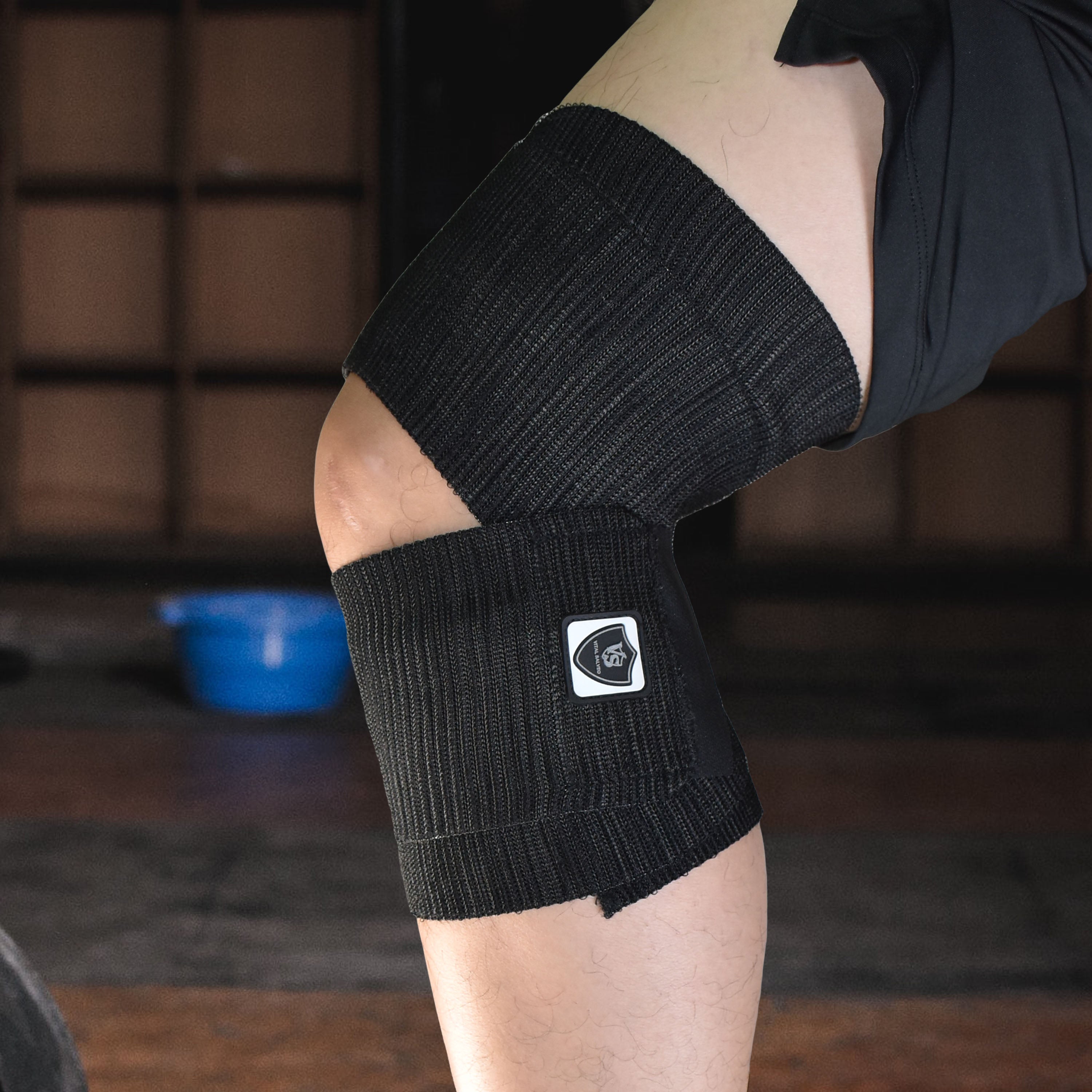 Brace-Adjustable Elastic Compression Calf Wrap (1PC)-4"* 61" - Vital Salveo