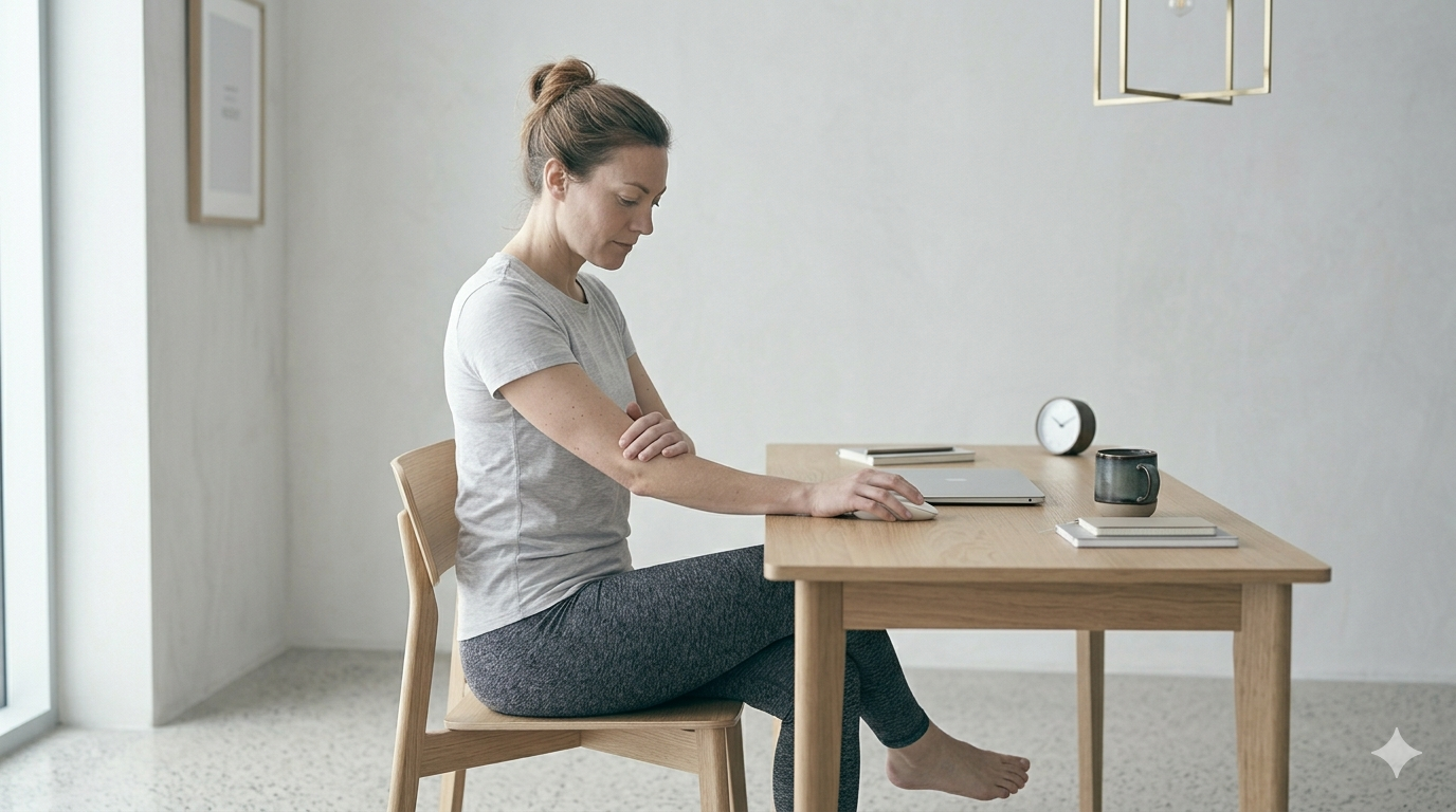 Wrist desk strain