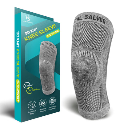 3D Knit Knee Sleeve/Brace S-SUPPORT (Pair) - Vital Salveo