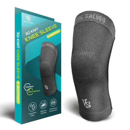 3D Knit Knee Sleeve/Brace S-SUPPORT (Pair) - Vital Salveo