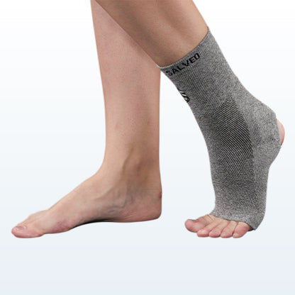 Bamboo Charcoal and Germanium Ankle Sleeve - Opening (1PC)