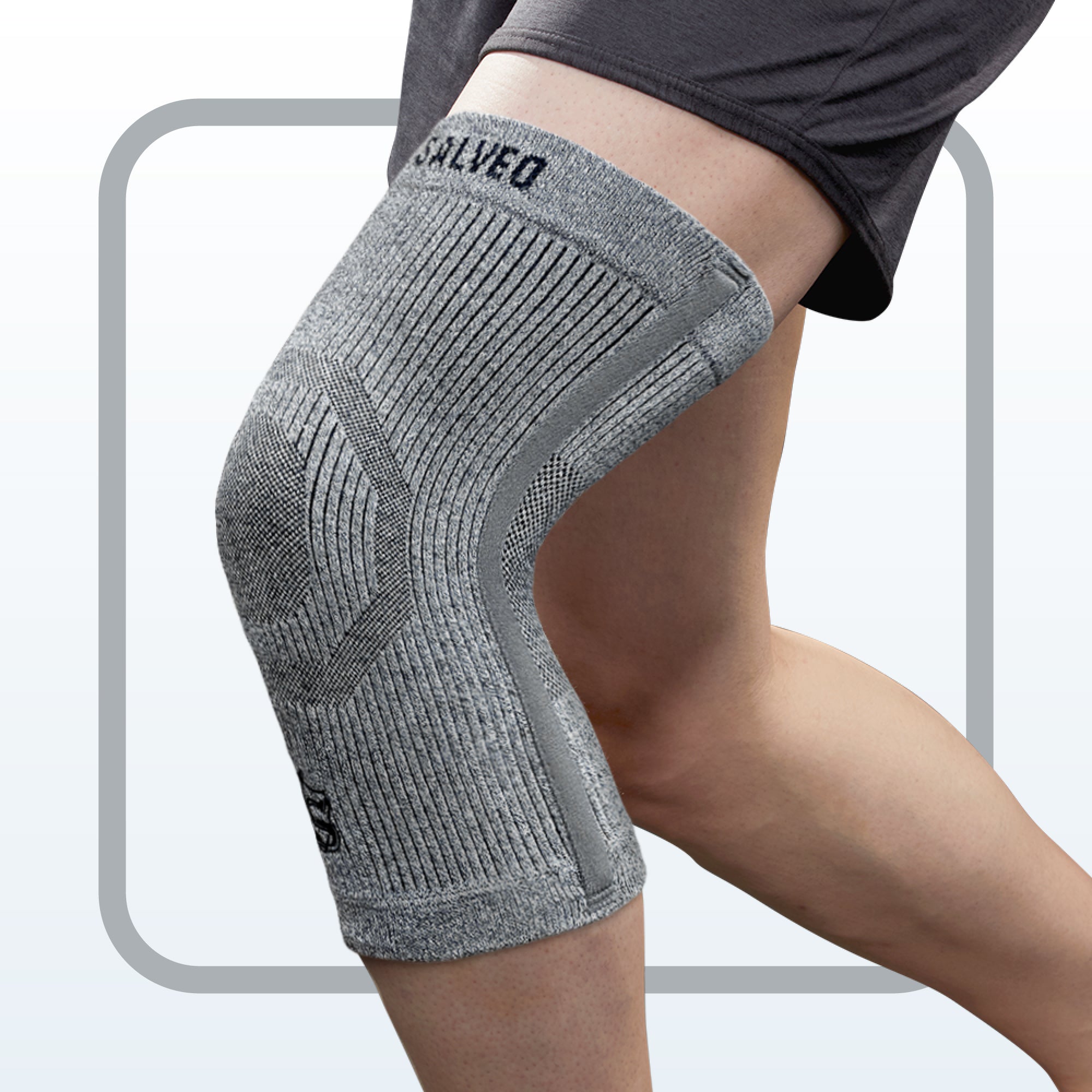 3D Knit Knee Sleeve/Brace S-SUPPORT (Pair) - Vital Salveo