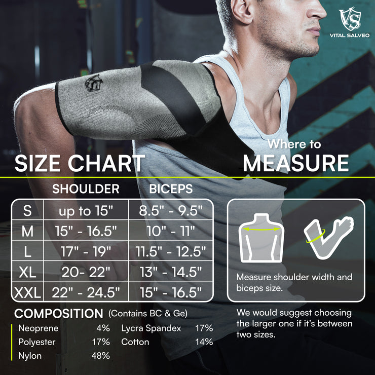Compression Recovery Shoulder Brace - Vital Salveo