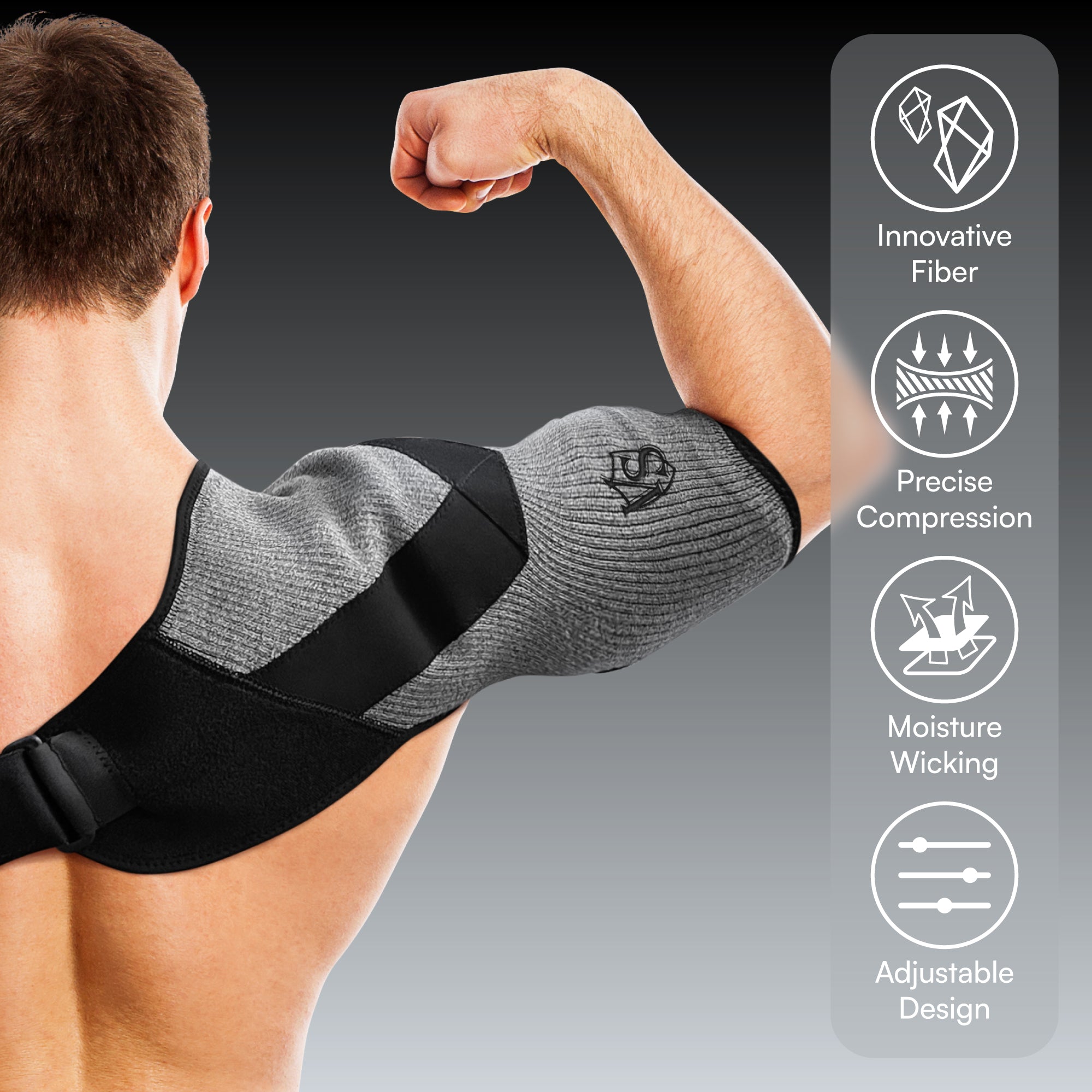 Compression Recovery Shoulder Brace - Vital Salveo