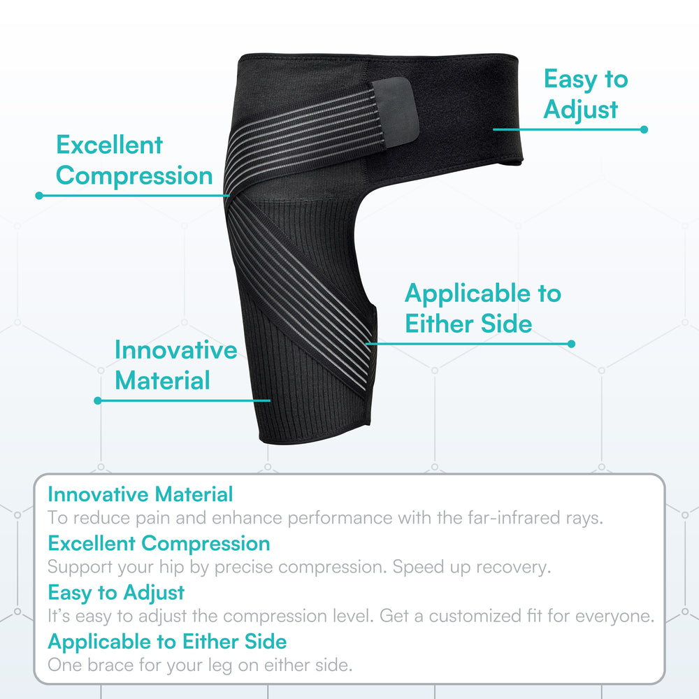 Graphene Compression Recovery Hip Brace (1PC) – Vital Salveo