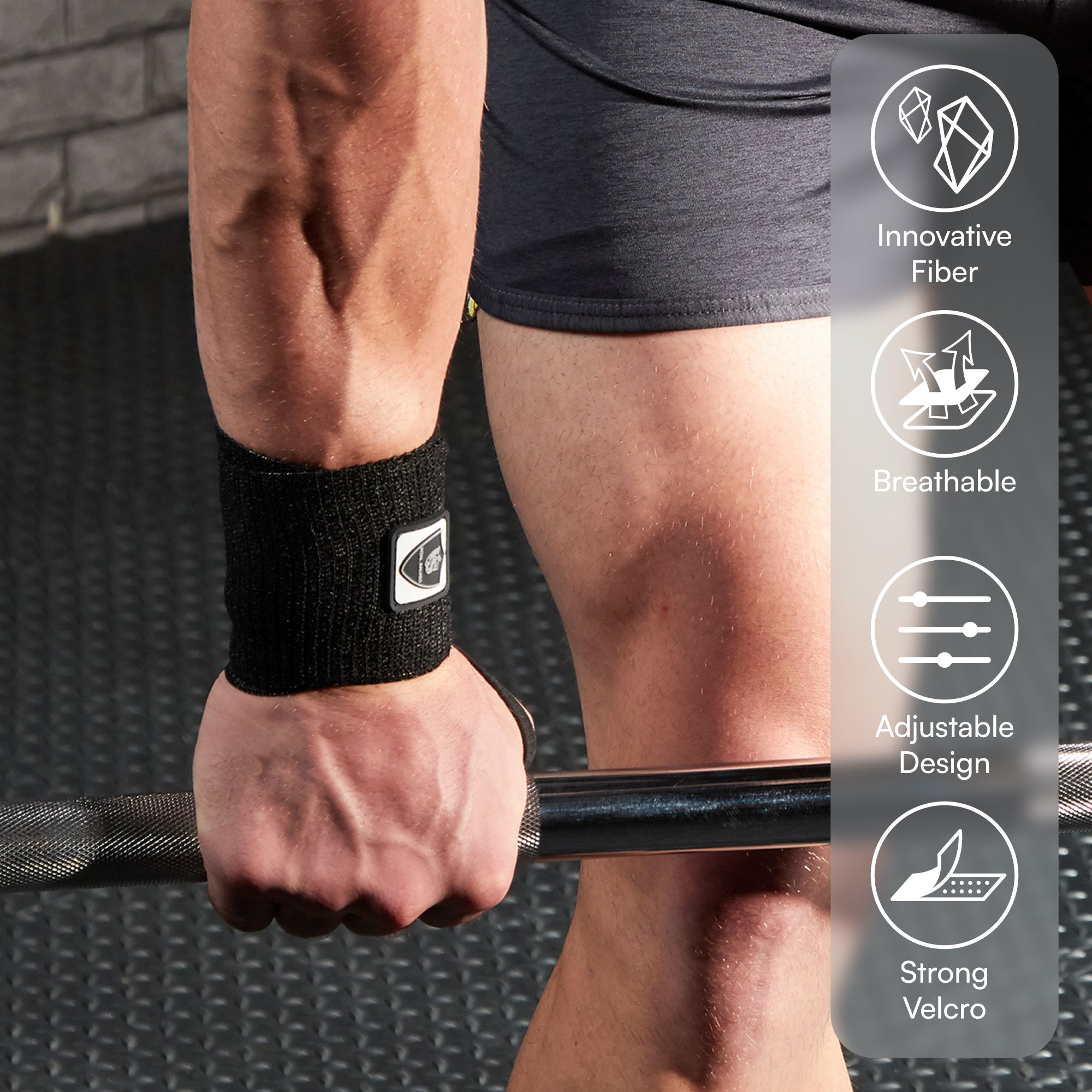Adjustable Elastic Compression Wrist Bandage Wraps (Pair) - Vital Salveo