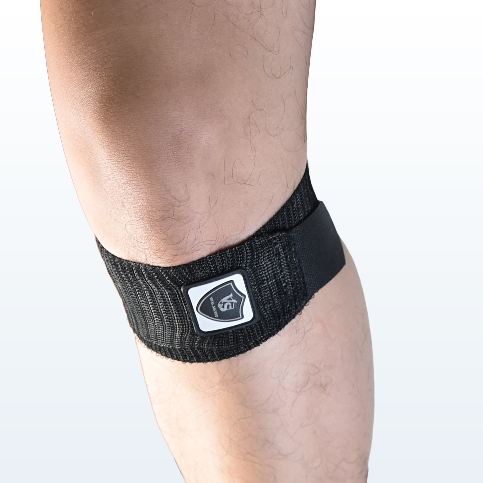 Adjustable Elastic Compression Patella Bandage Straps (Pair)-2"*16"