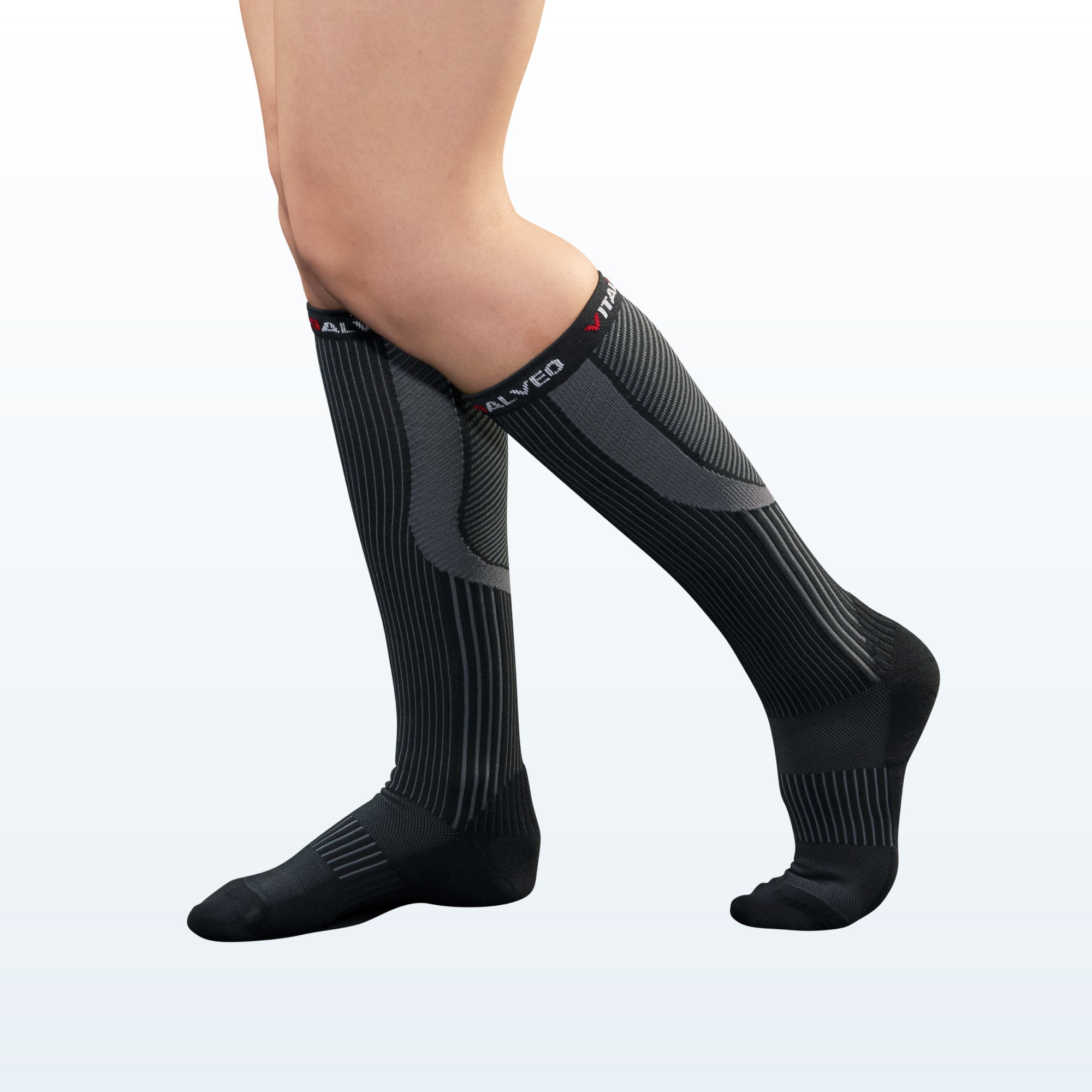 Sports Compression Calf Sleeve Support Socks /20-30mmHg (one pair) - Vital Salveo