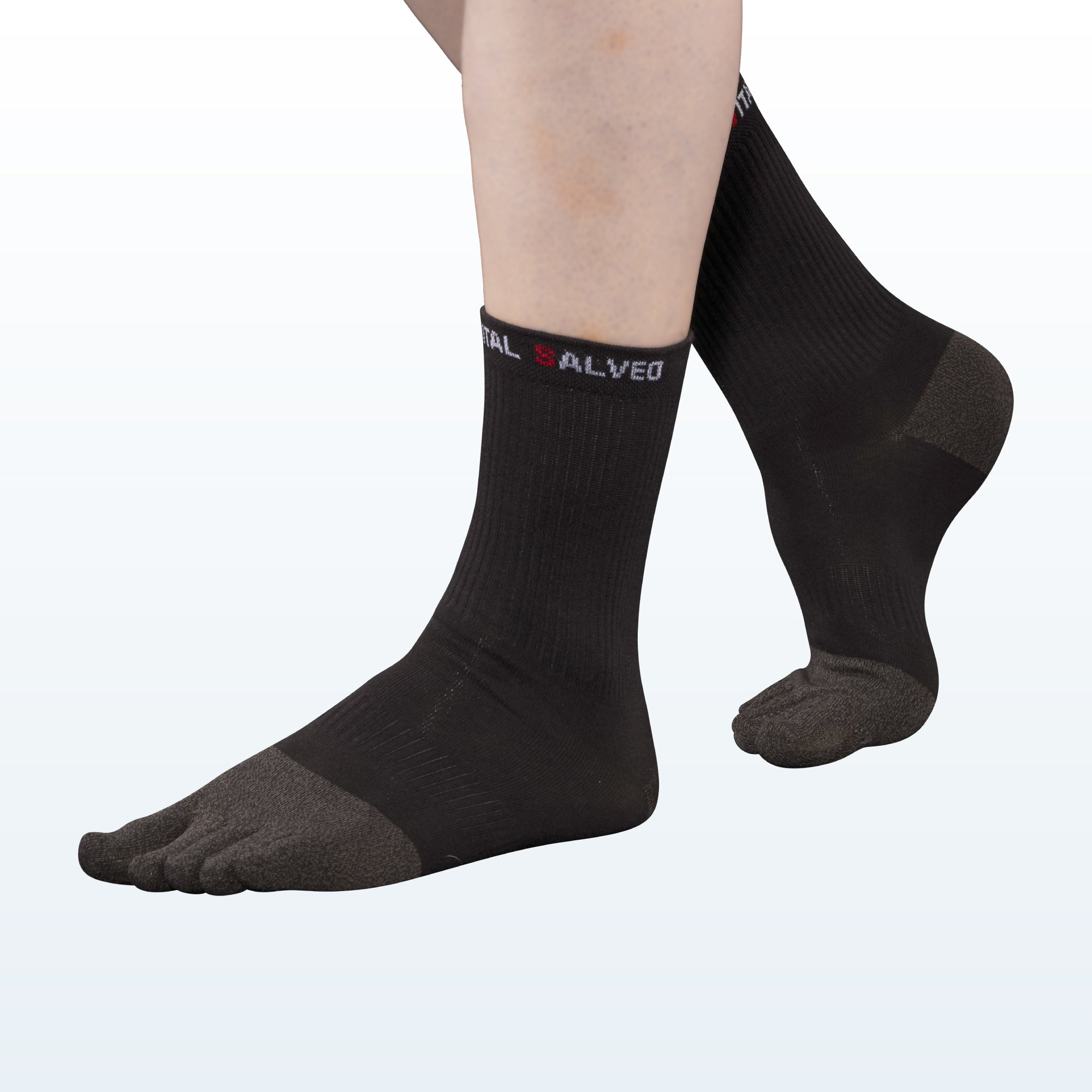 Toes Athletic Crew Socks (3 Pairs) - Vital Salveo