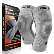3D Knit Knee Sleeve/Brace ST3-Stay Warm (Pair) - Vital Salveo