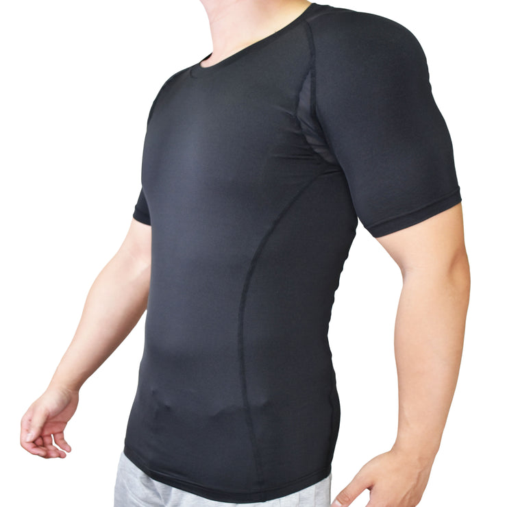 Compression Clothes-Men Compression Recovery Short Sleeve Shirt - Vital Salveo