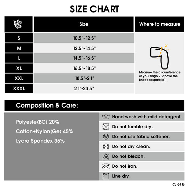 Brace-3D Knit Knee Sleeve/Brace Train-Tec S PRO(PRESSURE PAD) - Vital Salveo