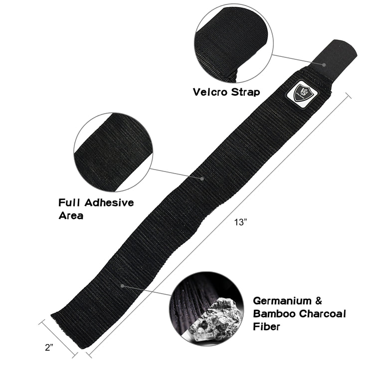 Brace-Adjustable Elastic Compression Patella Straps (Pair)-2"*16" - Vital Salveo