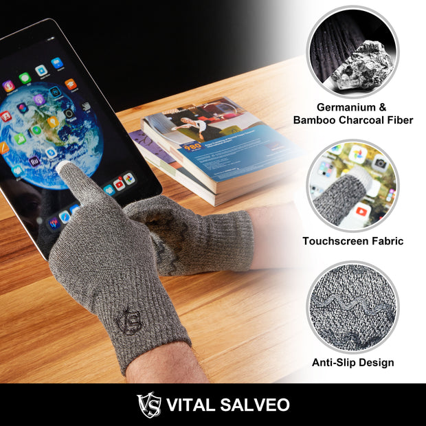 Accessories-Anti- Slip Full Finger Recovery Gloves - Vital Salveo
