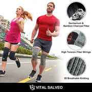 Brace-3D Knit Knee Sleeve/Brace S-SUPPORT - Vital Salveo