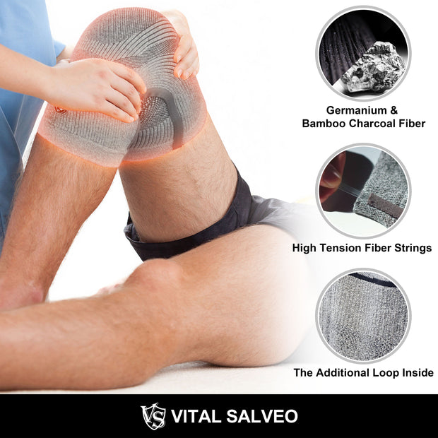 Brace-3D Knit Knee Sleeve/Brace ST3-Stay Warm - Vital Salveo
