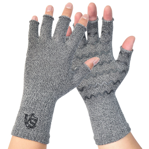 Accessories-Anti-Slip Fingerless Recovery Gloves - Vital Salveo