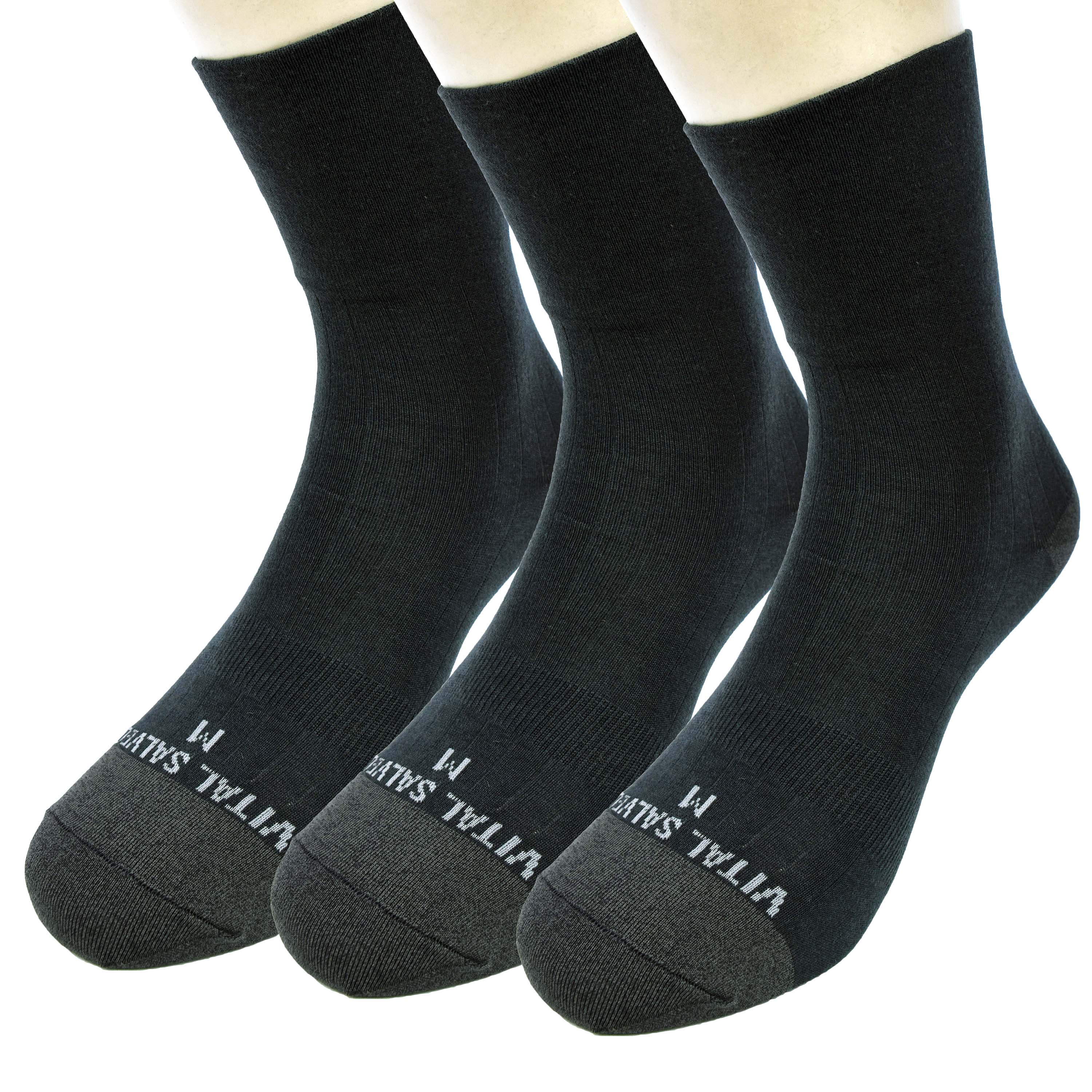 Diabetic Non-binding Bamboo Charcoal Dress Socks - Vital Salveo