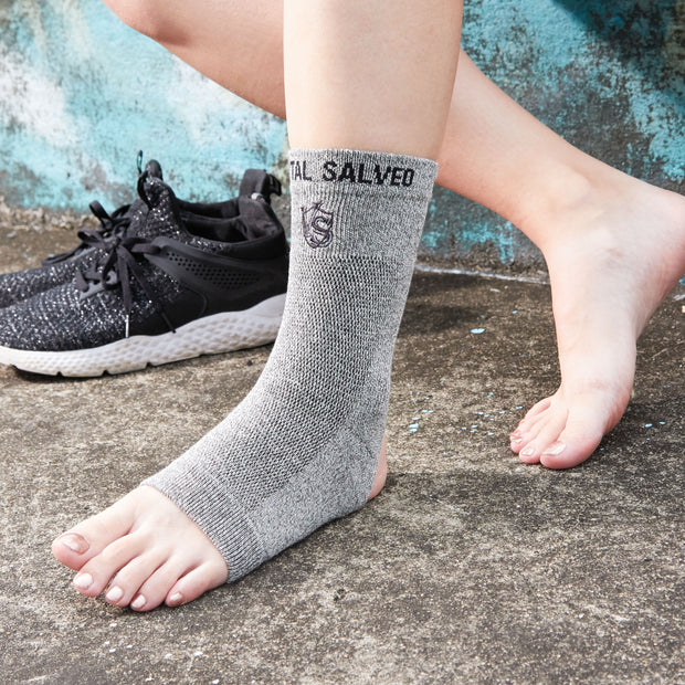 Bamboo Charcoal and Germanium Ankle Sleeve (Opening)-Brace-Vital Salveo