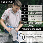 3D Knit Knee Sleeve/Brace S-SUPPORT (Pair) - Vital Salveo