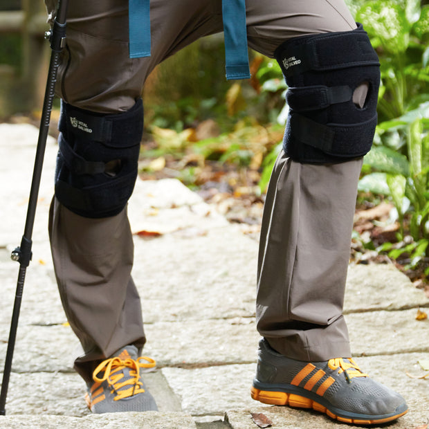 Brace-7.5" Adjustable Strengthen Open Patella Knee Support/S-Pro Pad - Vital Salveo