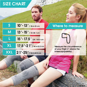3D Knit Knee Sleeve/Brace C3-COMFORT (Pair) - Vital Salveo